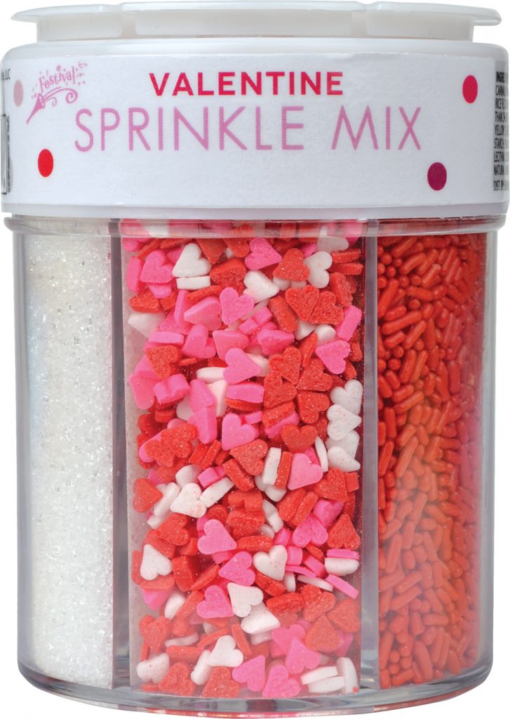 Wilton Valentine XO Sprinkles Mix, 3.88 oz